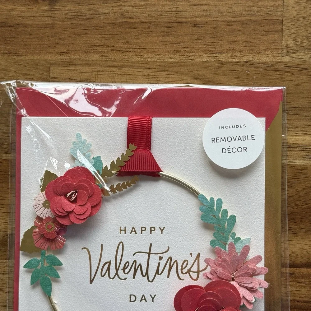 3 Hallmark Valentines Day Cards Happy Valentines Day NEW- SEE PHOTOS & READ